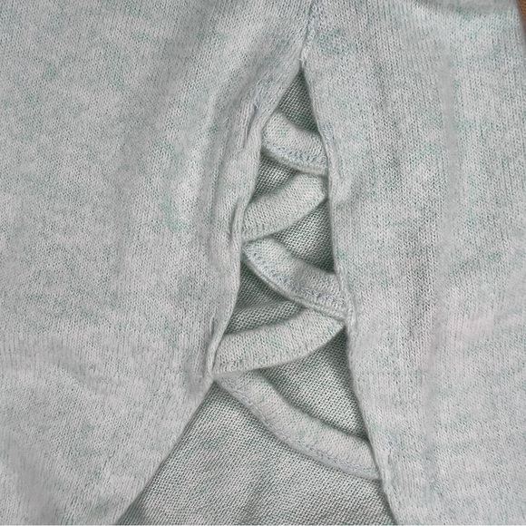 NEW POOF GIRLS LARGE MINT GREEN SOFT KNIT SWEATER STRETCH  PASTEL LONG SLEEVE - Picture 9 of 11